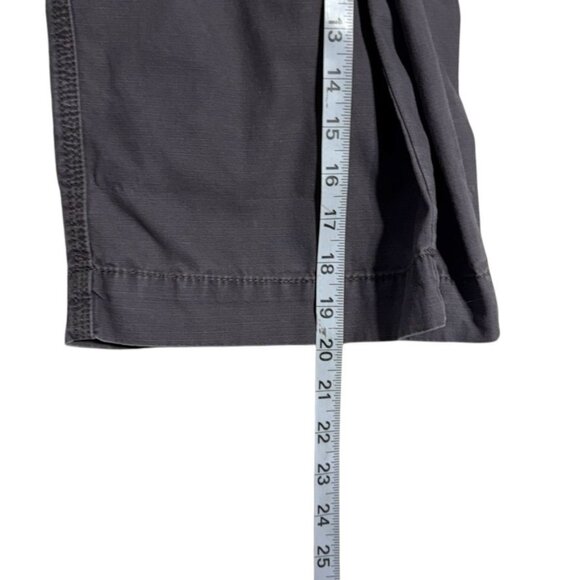Carhartt Cropped Cargo Shorts Gray Size 10 - Picture 4 of 8